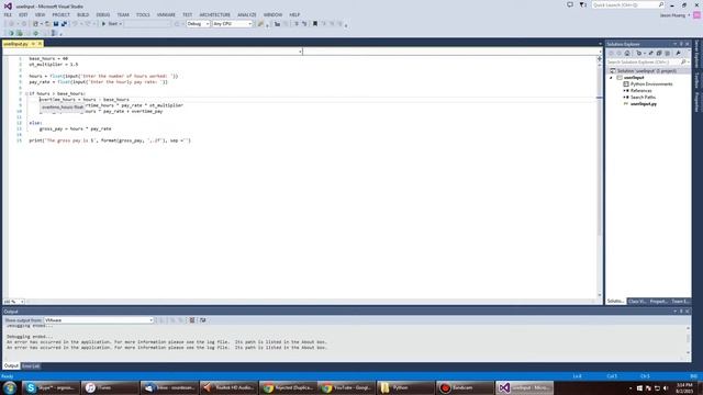 Python - User Input смотреть онлайн