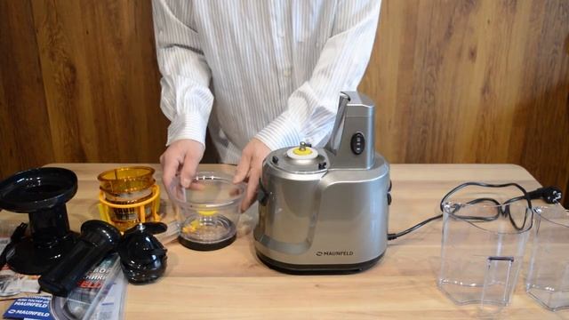 ОНЛАЙН ТРЕЙД.РУ Соковыжималка Maunfeld MF-931S шнековая смотреть онлайн