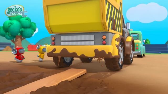 Gecko, ne réveille pas les mécaniciens ! | Le Garage de Gecko｜Camions pour enfants смотреть онлайн
