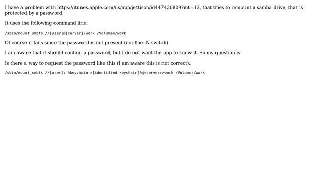 Apple: Mount a samba drive, with password from keychain (2 Solutions!!) смотреть онлайн