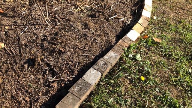 Бордюр для клумбы, еще один мой способ #Бордюрдляклумбы смотреть онлайн