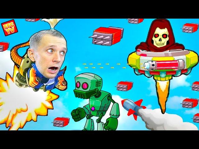 БОЙ на ВЫЖИВАНИЕ на ЛЕТУ в ИГРЕ JetPack 2 от FFGTV смотреть онлайн