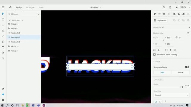 Glitch Text in Adobe XD | Tutorial | Design смотреть онлайн