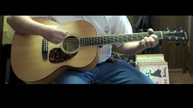 Larrivee L-03 Silver Oak Grevillea Robusta Acoustic Guitar Sound clip demo смотреть онлайн