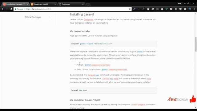 02 Get started with Laravel 5.5 смотреть онлайн