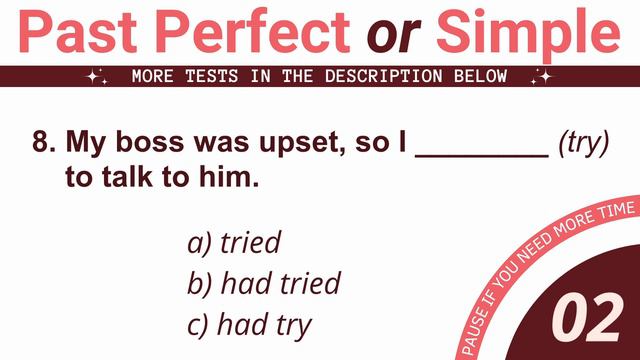 Past Simple or Past Perfect? | English Grammar Test смотреть онлайн