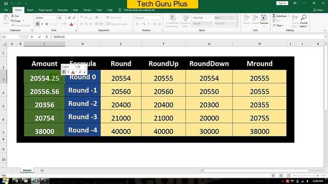 New Excel Formulas =RoundUP( ),RoundDown( ),=MRound( ),=Round( ) Advance Excel Formulas in Hindi смотреть онлайн