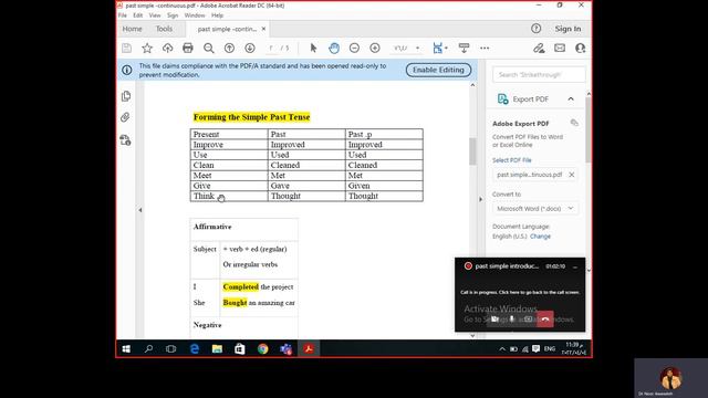 Past Simple Introduction 20220404 233719 Meeting Recording