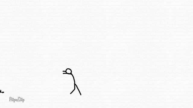 Нарисованный человечек на листе бумаги. смотреть онлайн