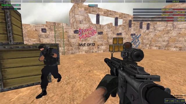 GOOD GUYS VS BAD BOYS (flash game) смотреть онлайн