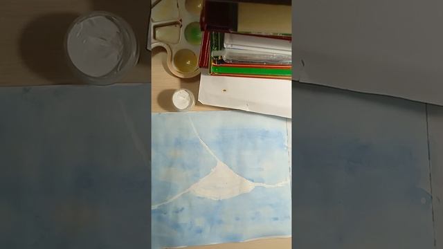 Рисую зимний пейзаж 1 часть смотреть онлайн