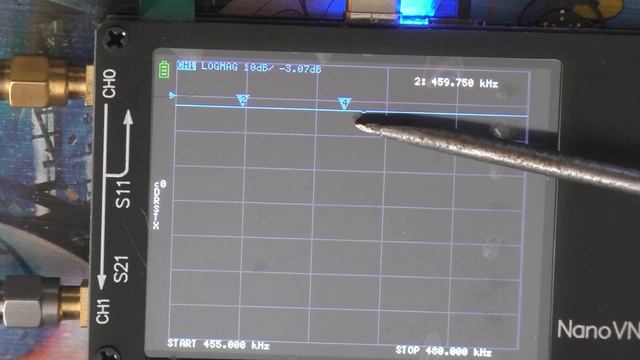 NanoVNAПроверка АЧХ фильтров