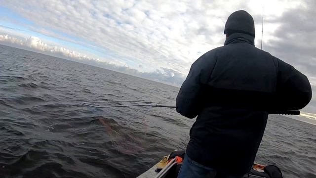 Лучшая рыбалка на Ладоге. Первый раз хотели, чтоб рыба перестала клевать. смотреть онлайн