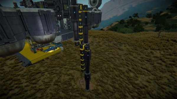 Space Engineers длинный бур