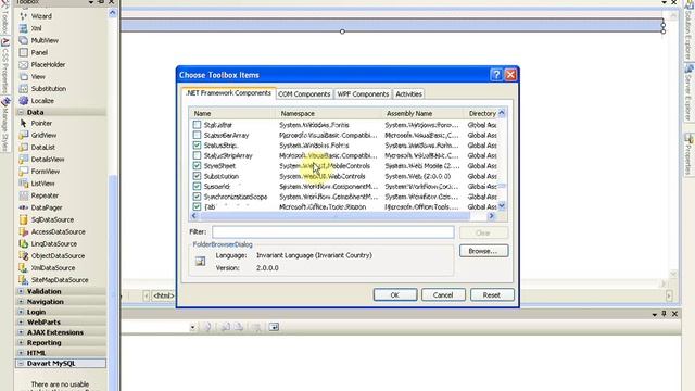 MySQL .net connector working visually смотреть онлайн
