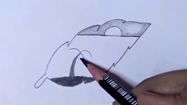 Landscape Drawing on a Leaf | How to Draw a simple Landscape | Scenery Drawing смотреть онлайн