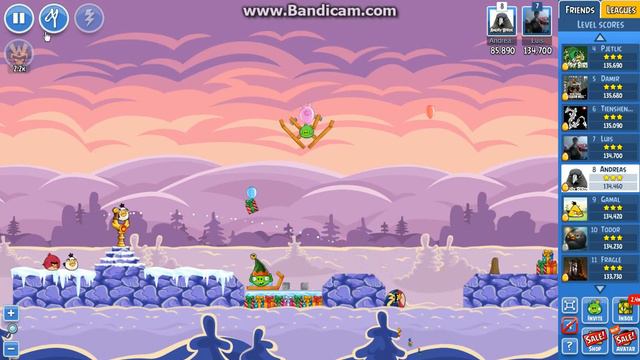 Angry Birds Friends Tournament - Week 136 - Level 3 - 141,360