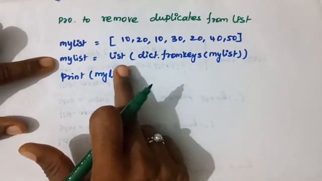 python program to remove duplicate values from a list/+2 python programs/ computer science смотреть онлайн