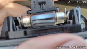 Как заменить лампы подсветки номера Audi A4 B8 / A5/ A6 C7 / A7 / Q5 / VW Passat / Skoda Superb Yeti