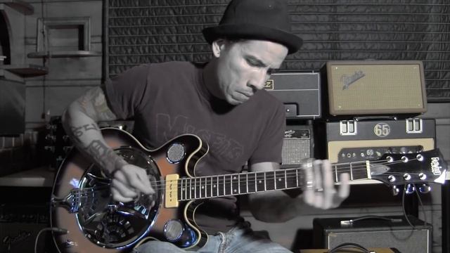 RJ Ronquillo - Slide blues improvisation - Eastwood Delta 6 - Swart AST смотреть онлайн