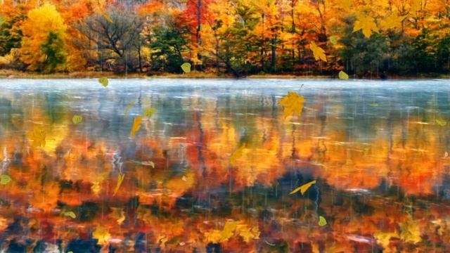 Футаж Осень. Красивый фон для монтажа смотреть онлайн