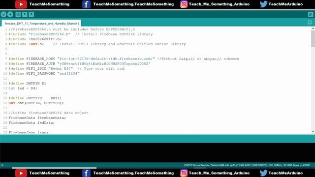 FireBase MIT App DHT Sensor Reading LED ON | nodemcu dht11 firebase | nodemcu firebase led | смотреть онлайн