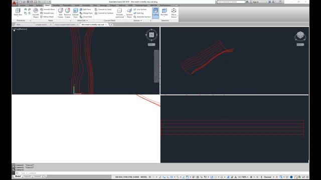 AutoCAD 2016 3D - use EDGESURF to model complex forms смотреть онлайн