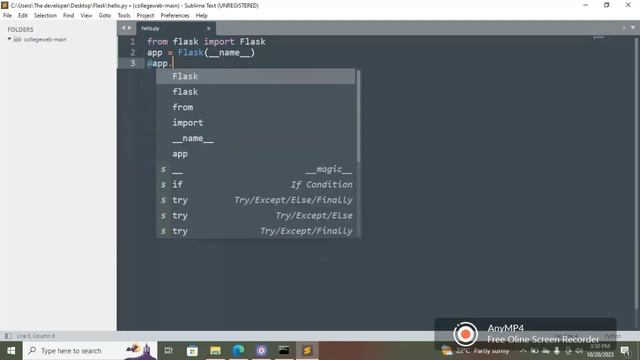 Python Flask Tutorial: Full-Featured Web Development Episode 1 - Getting Started смотреть онлайн