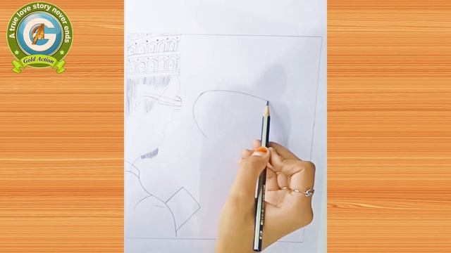 How to Draw Happy Muslim Couple Pencil Sketch || Muslim Couple || Drawing | Gold Action смотреть онлайн