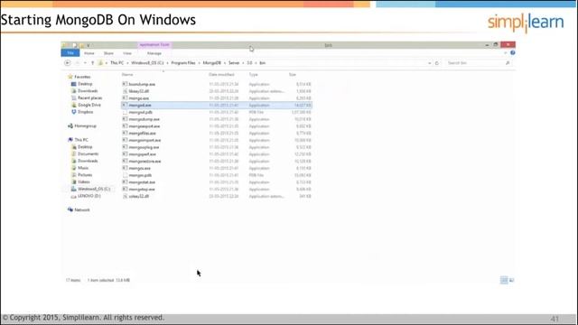 MongoDB Installation in Linux and Windows | MongoDB Training For Beginners | Simplilearn смотреть онлайн