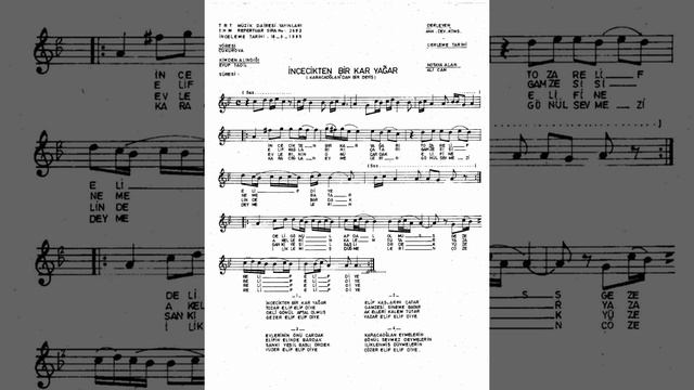 2692 İnçeÇikTen Bir Kar Yağar (KaracaOğlan Dan Bir Deyiş) смотреть онлайн