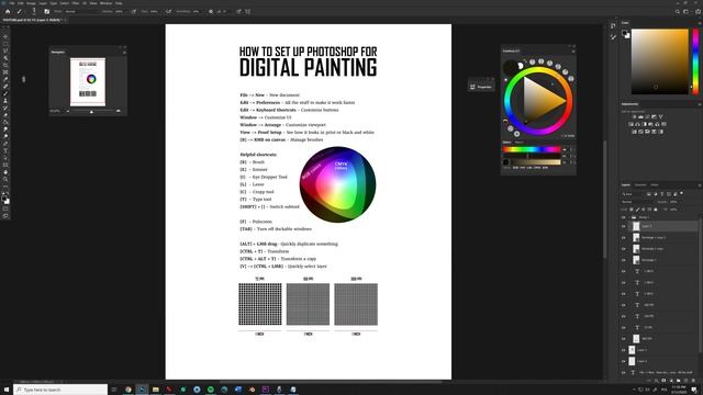 HOW TO SETUP PHOTOSHOP FOR DIGITAL PAINTING смотреть онлайн