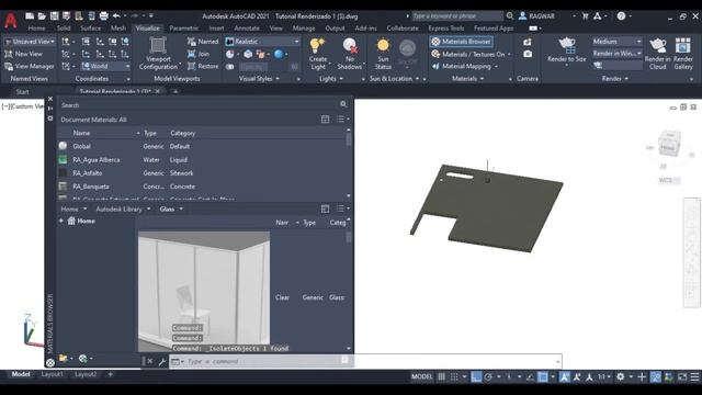 Tutorial Renderizado en AutoCAD 2021 Parte 2 | Configuración del Render смотреть онлайн