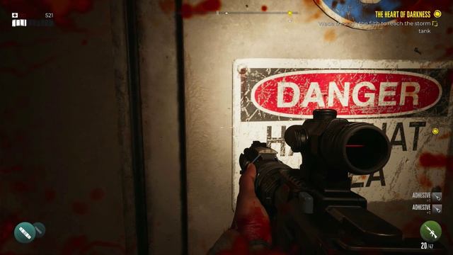 Wade through the filth to reach the storm tank Dead Island 2 смотреть онлайн
