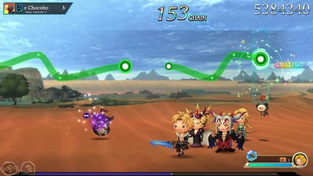 Theatrhythm Final Bar Line - Expert - FINAL FANTASY V - Mambo de Chocobo смотреть онлайн