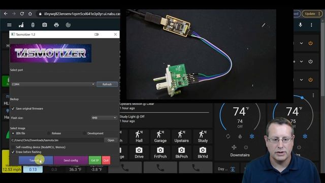 Tasmota on Sonoff. Flash the S31 plug with Tasmota firmware for local control. смотреть онлайн