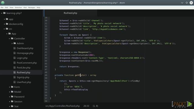 Learning PHP 7: Creating an API for the RSS Feed | packtpub.com смотреть онлайн