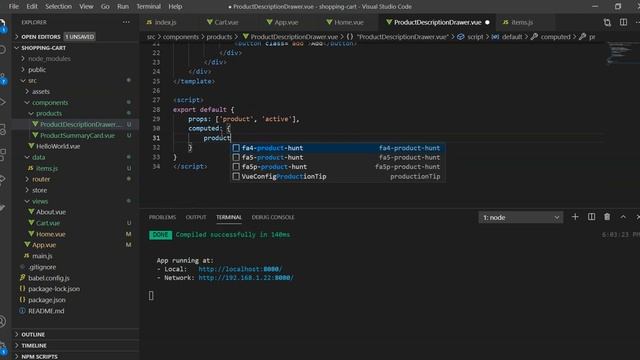 Build a Shopping Cart with Vue 3, Vue Router, & VueX смотреть онлайн