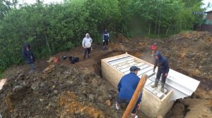 Погреб своими руками. Подробный монтаж погреба на участке.