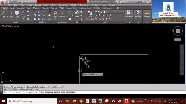 #Fillet_CHAmfer_Command How to use Fillet and CHAmfer Command in AutoCAD by #Ravi_Kant_RK_Productio смотреть онлайн