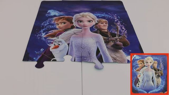 Пазл 24 элемента // Пазл Холодное сердце 2 // Puzzle Frozen // смотреть онлайн