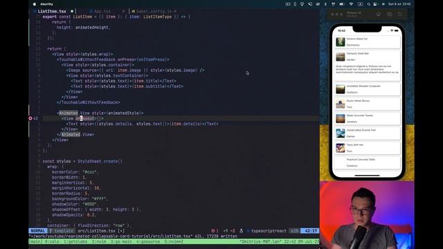 Animated Collapsible Cards in React Native - Easier Than You Think смотреть онлайн