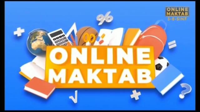 6-sinf 27.01.22 Online Maktab HD (Ona Tili, Matematika, Rus Tili, Fizika)