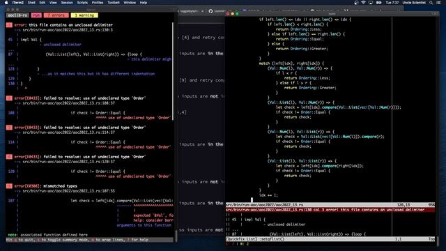 [Rust Programming] Advent of Code 2022 Day 13 - Distress Signal смотреть онлайн