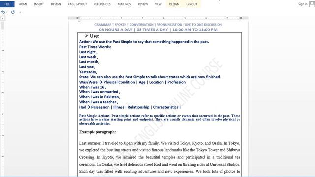 PAST SIMPLE | ACTION & STATE |SPOKEN ENGLISH смотреть онлайн