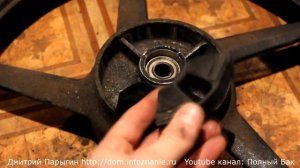 Обслуживание мотоцикла: заднее колесо. Смазка подшипников, замена демпфера.