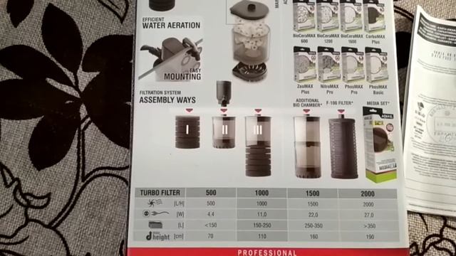 Aquael Turbo Filter 1000. Обслуживание внутреннего фильтра смотреть онлайн