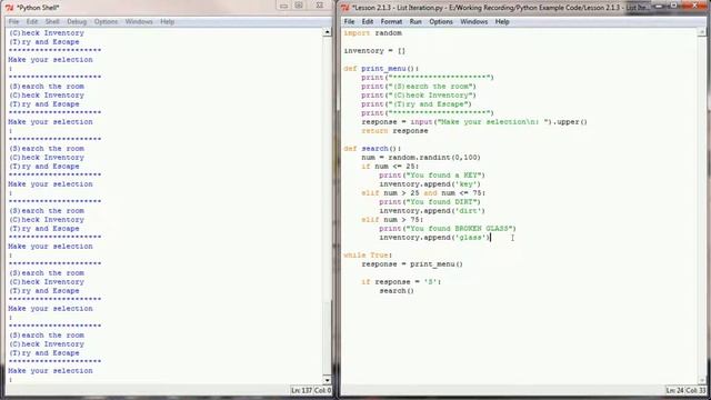 Python Tutorial 2016 Lesson 1.3 - For Loops and List Data смотреть онлайн
