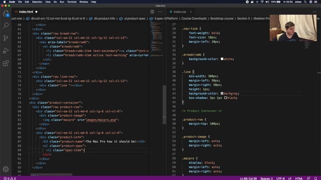 Devscorch Bootstrap Course 19 Product Container смотреть онлайн