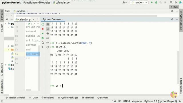 46. Working with Python Calendar Module смотреть онлайн